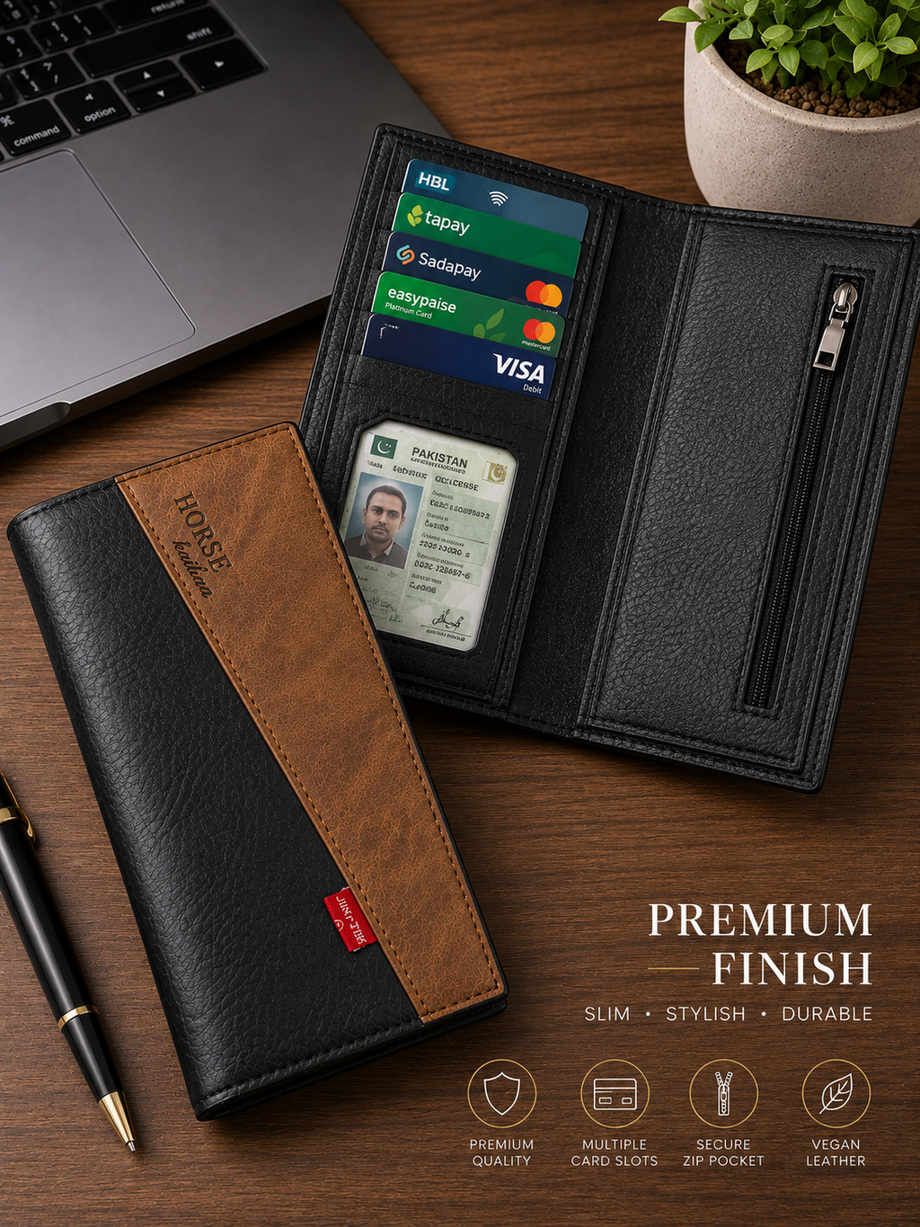 Horse Prestige Long Wallet